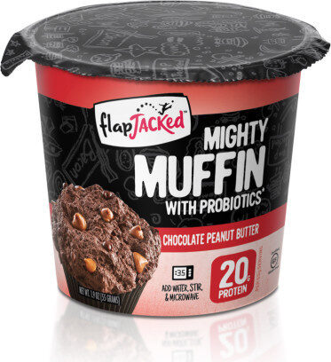 High-Fiber Mighty Muffin With Probiotics, Chocolate - Produkt - en