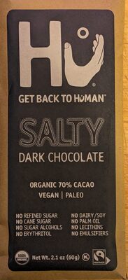Salty Dark Chocolate Bar - Product