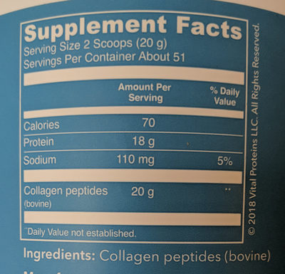 Collagen Peptides - Ingredients