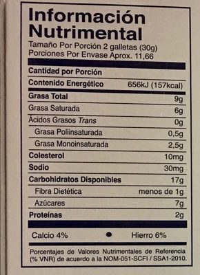 Real - Nutrition facts - es