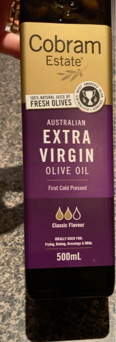 Australian extra virgin olive oil - Product