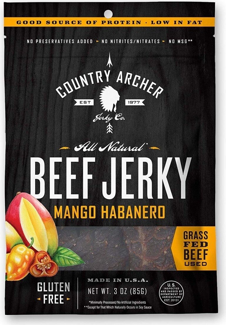 Grassfed gluten free beef jerky - Product