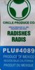 Radishes - Produit