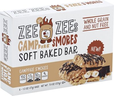 Zee zees campfire s'mores soft baked bar - Producto - en