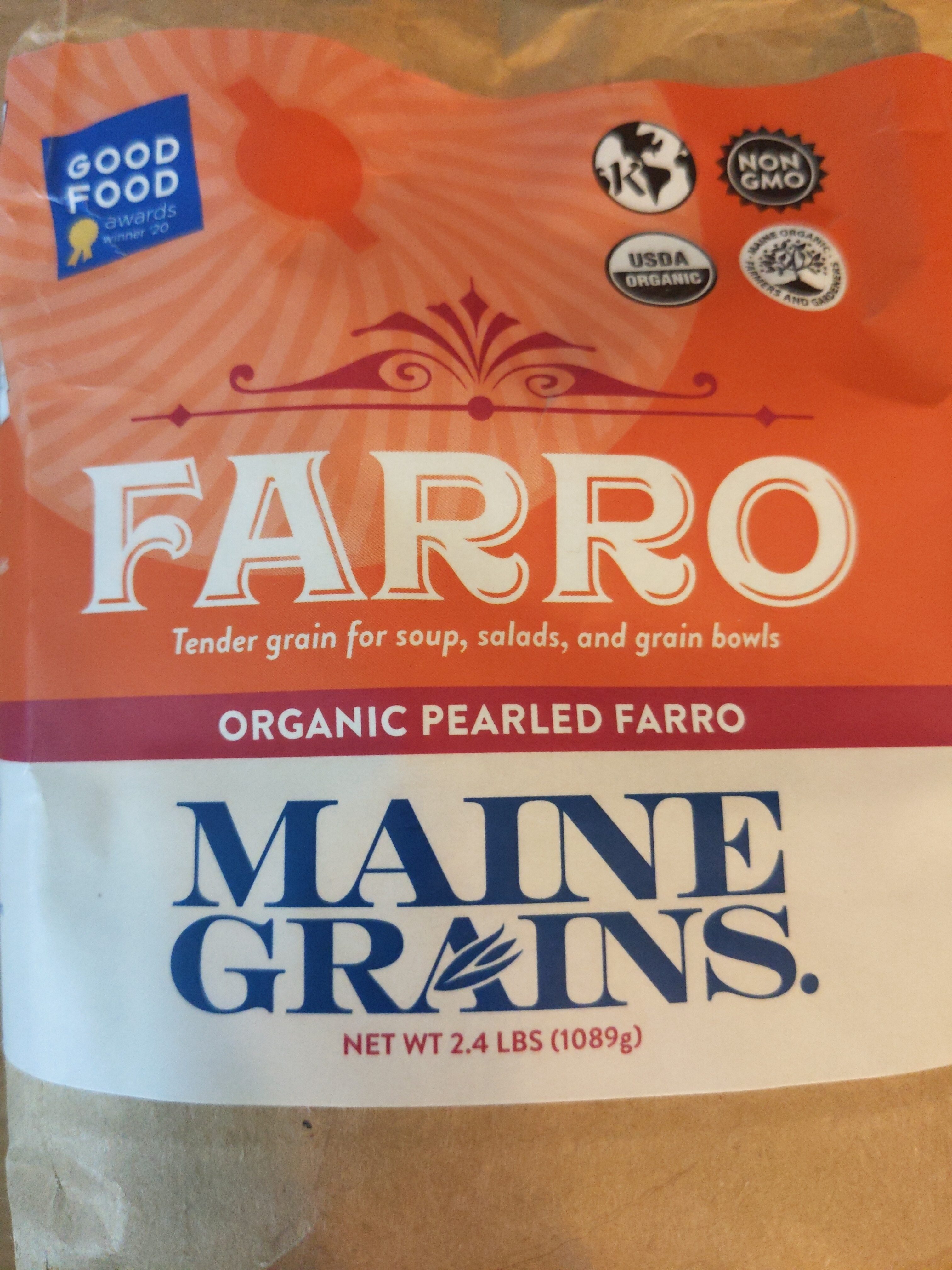 Organic Pearled Farro - Product