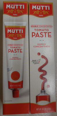 Calories in Mutti S.P.A. Via Traversetolo Mutti, Double Concentrated Tomato Paste