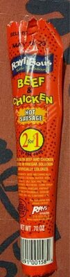 Beef & Chicken Hot Sausage - Product - en