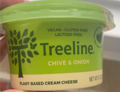 Treeline Chive & Onion plant based cream cheese - Product