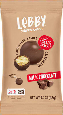 Dark chocolate chickpea snacks - Product