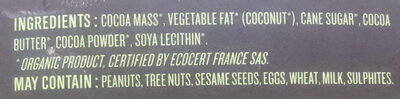 Organic truffles - Ingrédients - en
