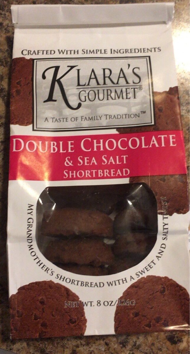 Double chocolate & sea salt shortbread - Product
