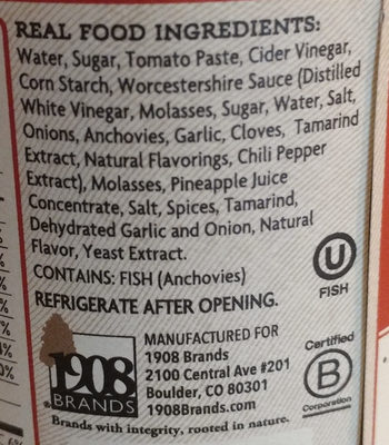 Bbq sauce - Ingredients