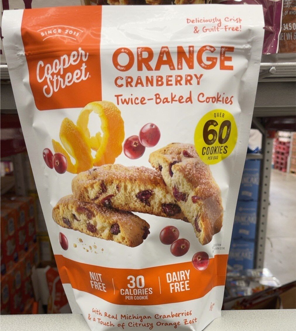 Orange Cranberry Twice Baked Cookies - Product - en