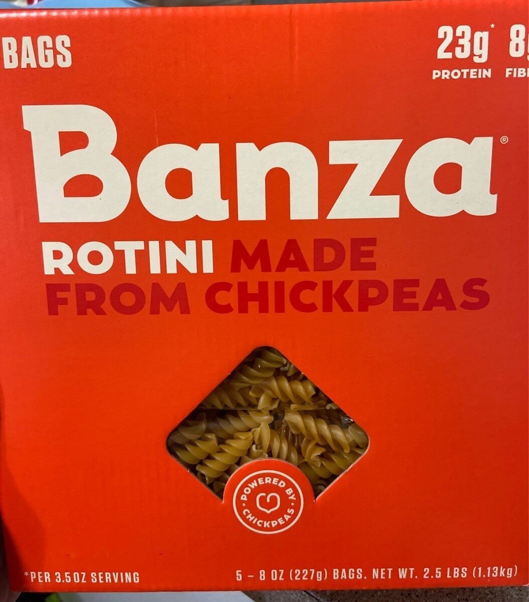 Rotini made from chickpeas - Product