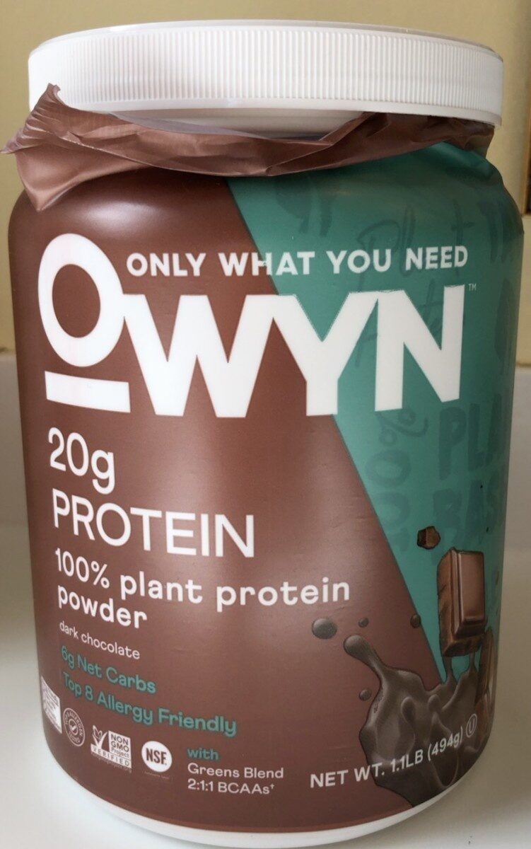 Plant based protein powder (dark chocolate) - Product
