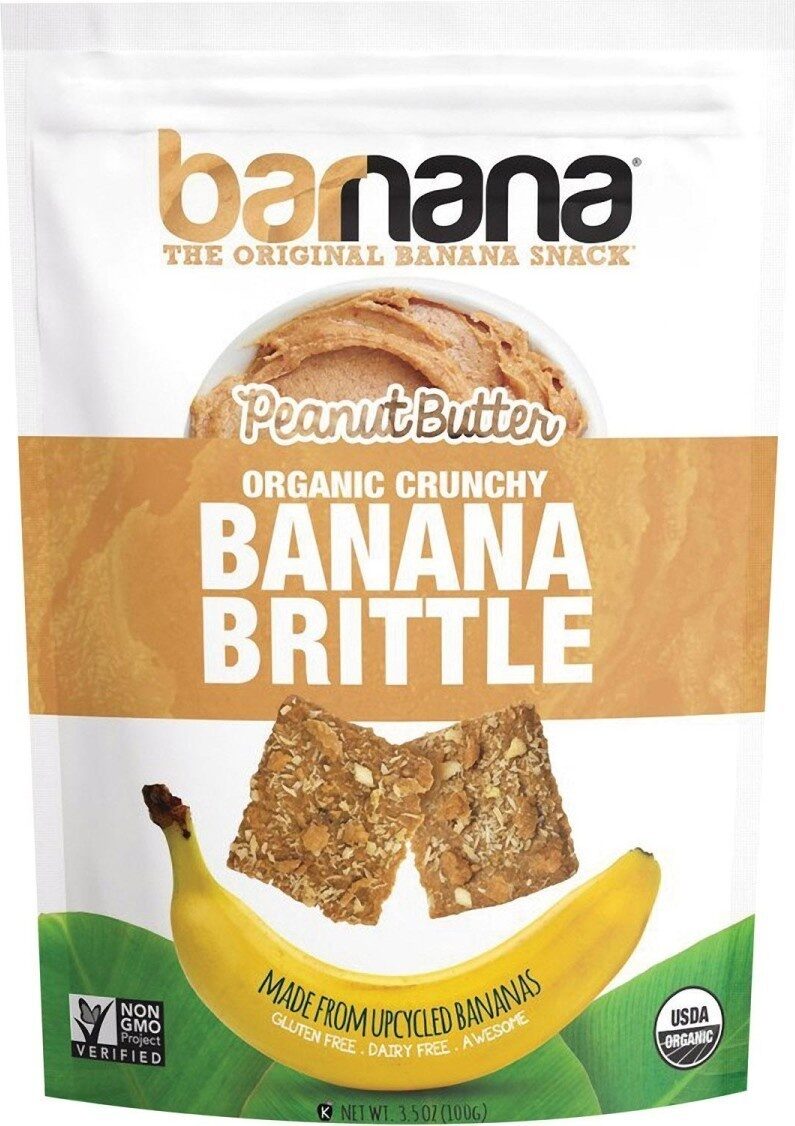 Organic crunchy banana brittle peanut butter - Produkt - en