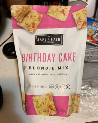 Calories in Birthday Cake Blondie Mix