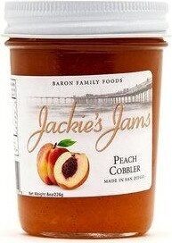Calories in Jackie's Jams Inc. Peach Cobbler