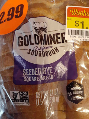 Sourdough Seeded Rye Square Bread - Product