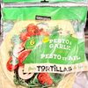 Pesto and Garlic flour tortillas - Produkt