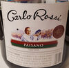 Paisano wine - Producto