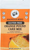 Gluten free orange pound cake mix - Product