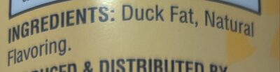 Gourmet duck fat - Ingredients