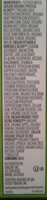 Sweet Vanilla Bean All-In-One Nutritional Shake - Ingredients