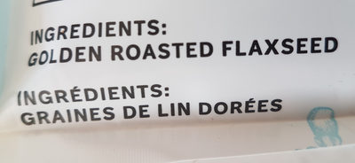 Golden Roasted flaxseed - Ingredientes - en