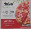Thin crust Meatless meat lover's gluten free pizza - Product
