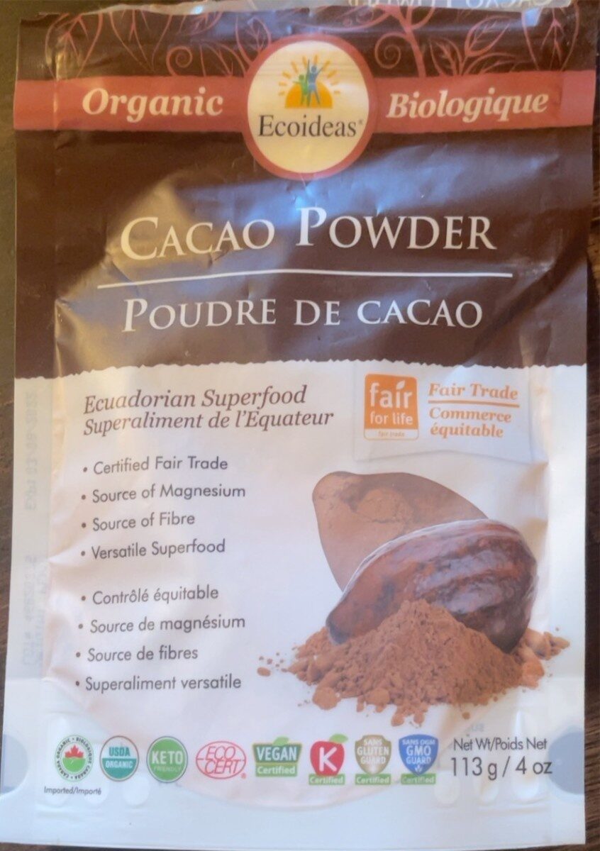 Poudre de cacao biologique - Produit