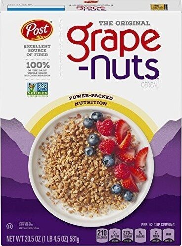 Grapenuts the original nongmo cereal - Product