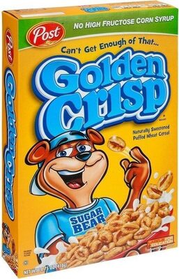 Golden crisp Sweetened Puffed Wheat Cereal - Product