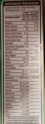 Honey bunches of oats pecan & maple brown sugar - Nutrition facts