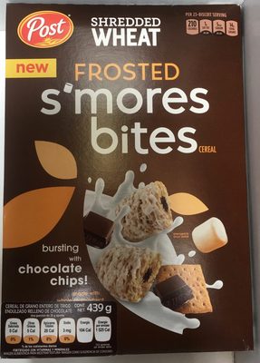 Frosted s'mores bites cereal, chocolate chips - Producto