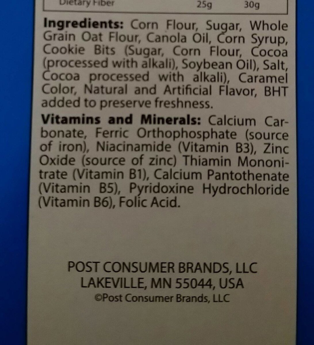 Cereal - Ingredients