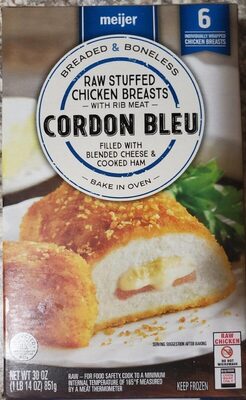 Cordon Blue filled with blend cheese & cooked ham - Product