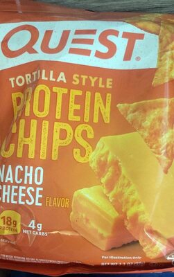 Tortilla Style Protein Chips - Nacho Cheese - Product