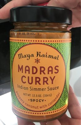 Madras curry indian simmer sauce - Produkt - en