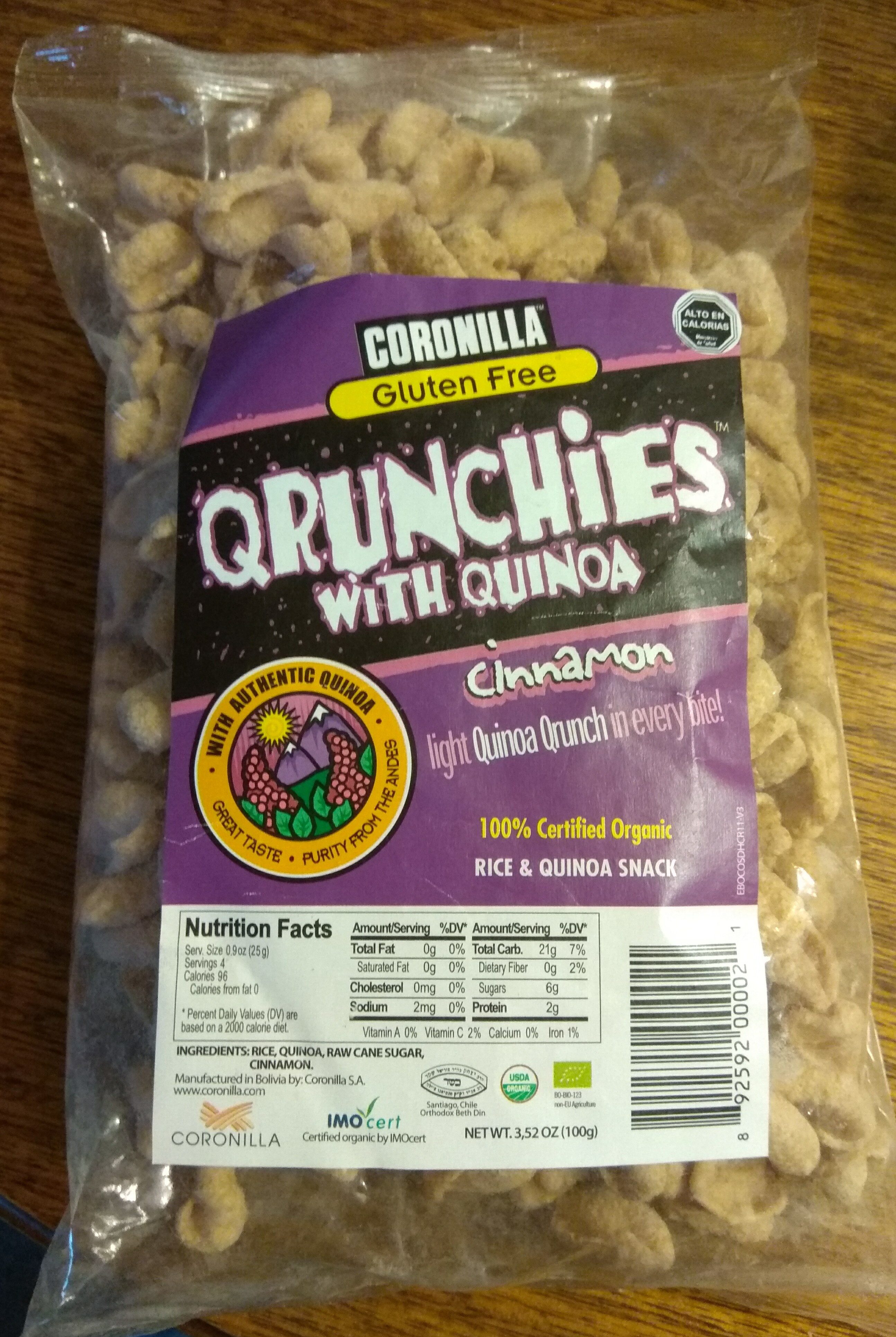 Qrunchies with Quinoa - Produkt - es