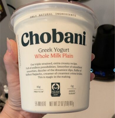 Greek Yogurt Whole Milk Plain - Producto - en