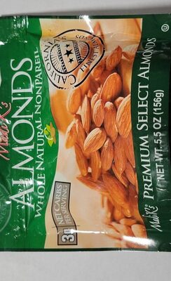 Calories in Madi K's Madi K's Whole Natural Almond