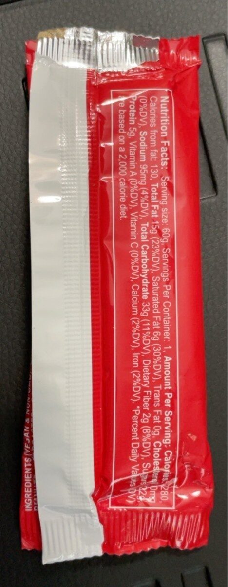 Candy Bar - Nutrition facts - fr