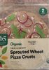 Sprouted wheat pizza crusts - Product