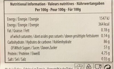 Pick ´n’ Mix - Nutrition facts