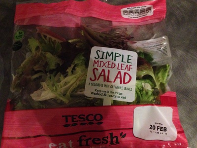 Simple mixed leaf salad - Product