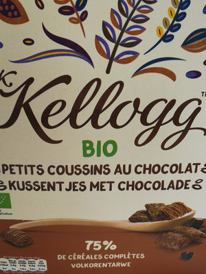 w. k. Kellogg bio petits coussins au chocolat - Product - fr