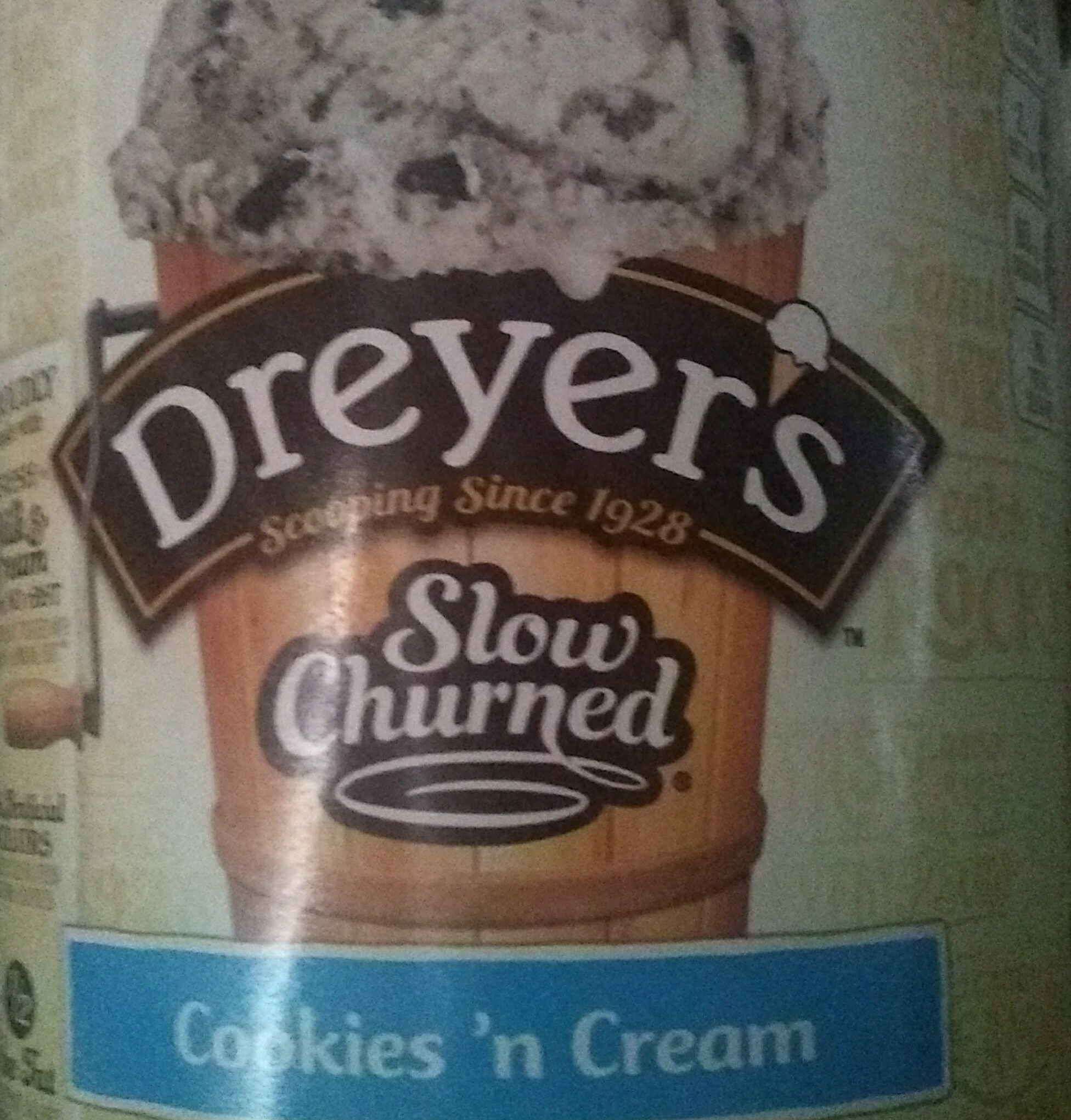 Slow Churned Cookies'n Cream Ice Cream - Product