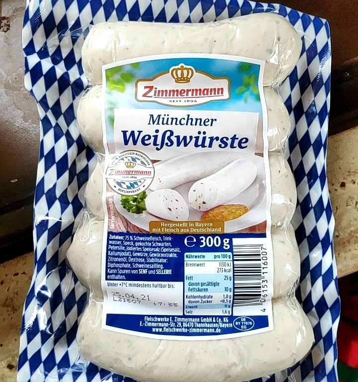 Münchner Weißwürste - Produkt