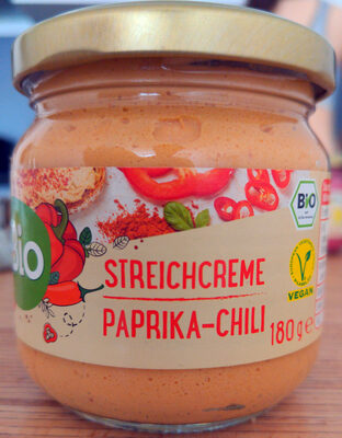 Bio vegane Streichcreme mit Paprika und Chili - Produkt
